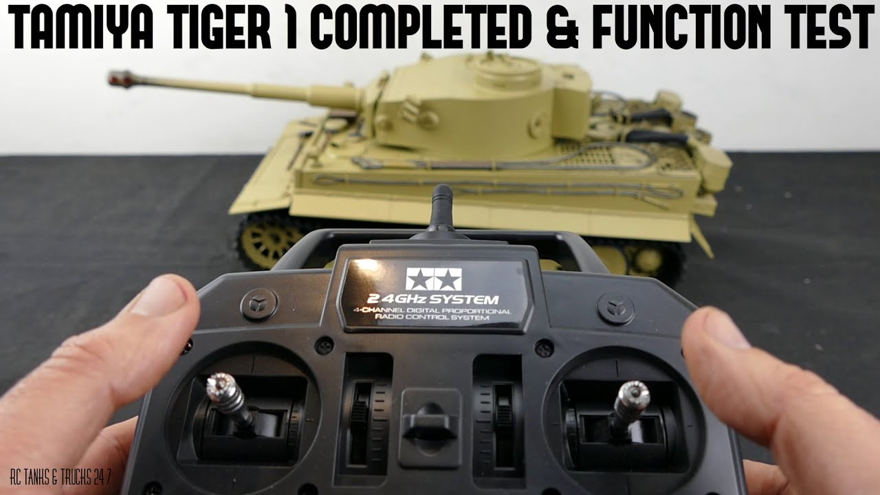 TAMIYA 1/16 TIGER 1 RC Tank BOVINGTON TIGER Build Series Completed