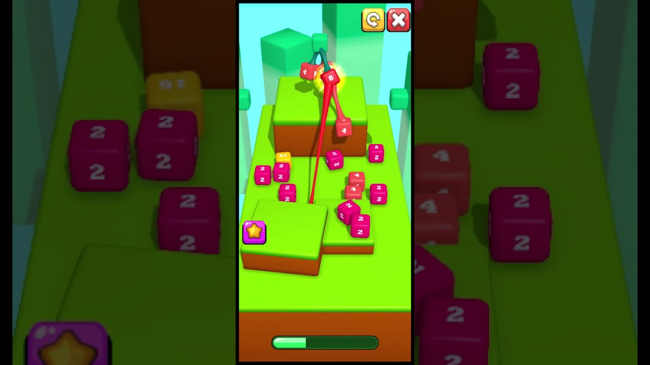Sticky 2048 3D - Game Template, video preview 8