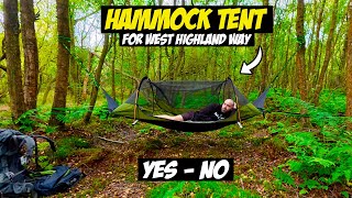 Can The Night Cat Lay Flat Hammock Tent HANDLE the West Highland Way?