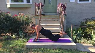 renegade row with pushup variations