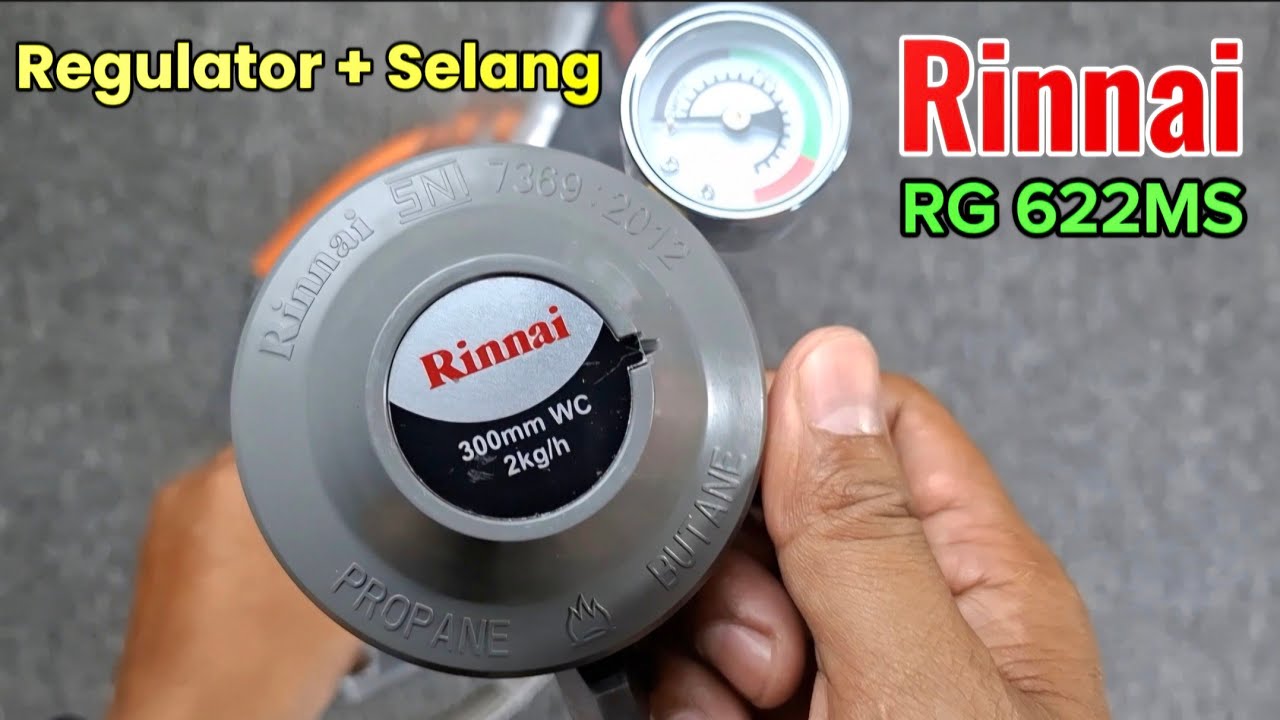 Review Regulator + Selang Rinnai RG 622MS - by Maya Collection Lombok