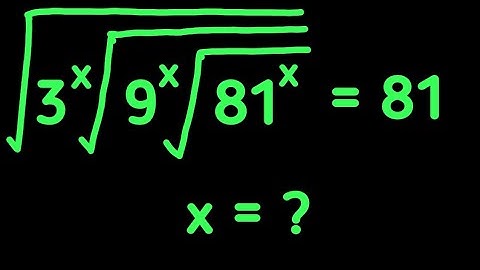 Math Olympiad | A Nice Square Root Math Simplification | Find  x = ?
