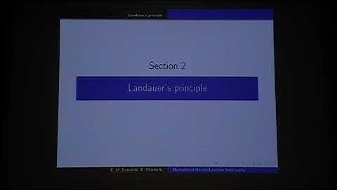 QPL2017 -  Carlo Maria Scandolo and Giulio Chiribella. Operational thermodynamics from purity