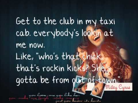 Miley Cyrus- PARTY IN THE USA- Karaoke/Instrumental