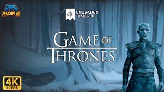 Crusader Kings III - A Game of Thrones Timelapse (Silent, 4K 60FPS)