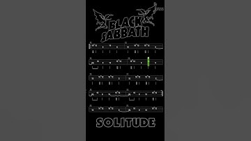 Solitude Bass Line By Black Sabbath @ChamisBass  #chamisbass #shorts #intothevoid #blacksabbath
