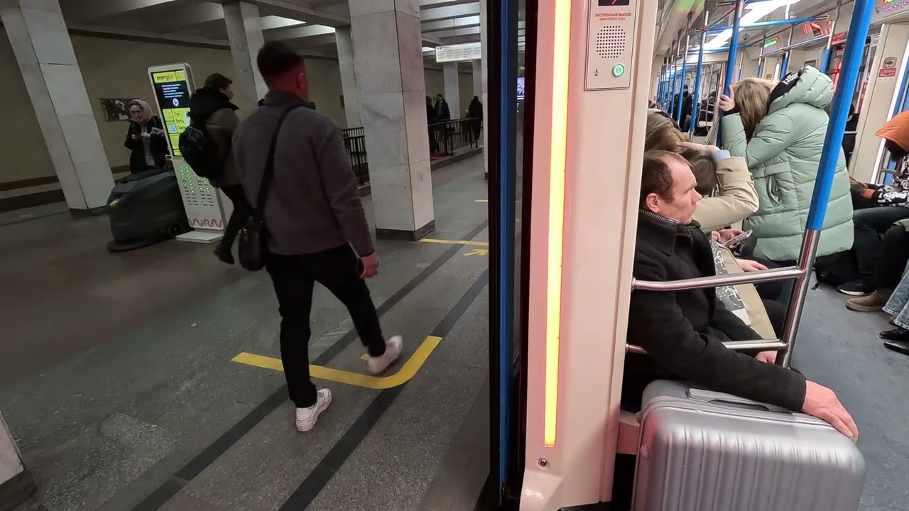 01.03.2025. Поездка на метровагоне 81-765 (66086). Перегон Текстильщики-Выхино