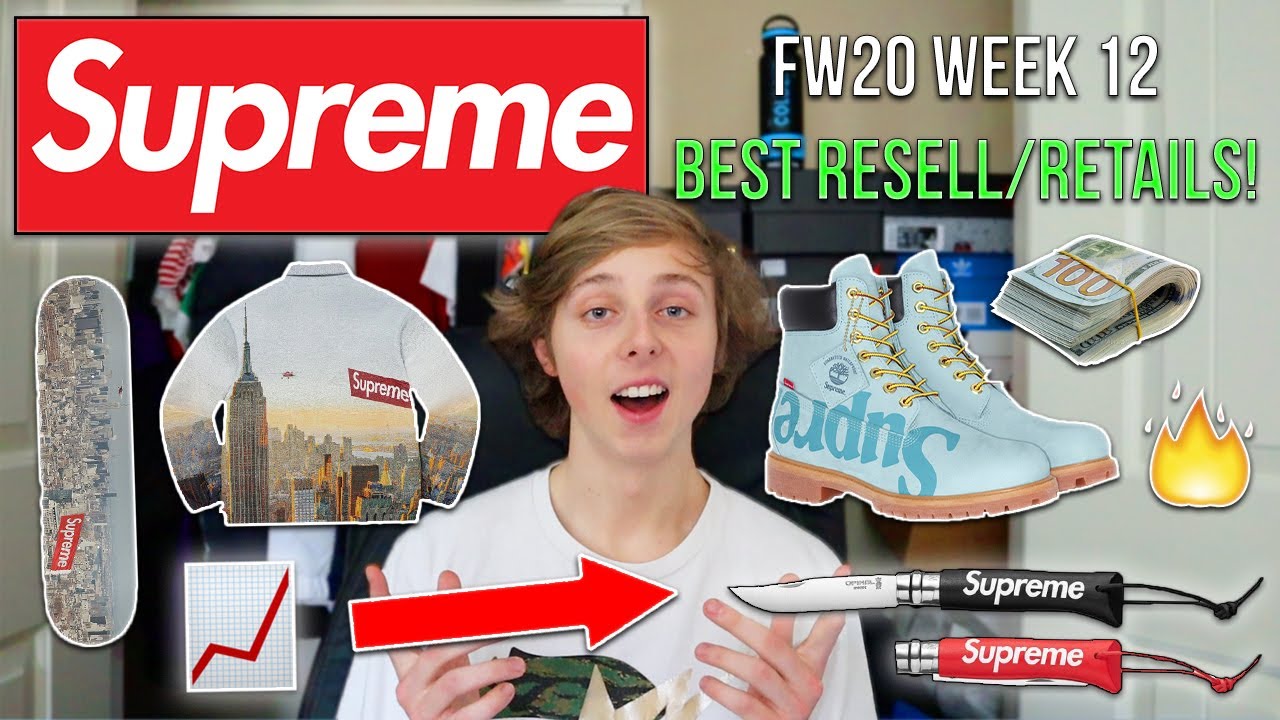 BIG PROFIT! SUPREME FW20 WEEK 12 BEST RESELL ITEMS/RETAILS! (Timbs ...