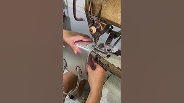 cách vào hông vào nẹp kéo miệng túi xách dạng hộp màu vải bạc rất đẹp nhé