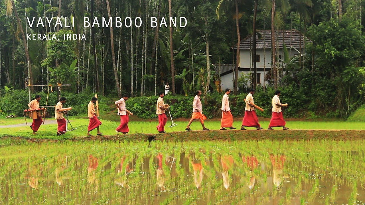 Folk Secrets Music Project   Vayali Bamboo Band Kerala India