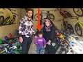 Buying a bicycle for roya by karim with his second wife