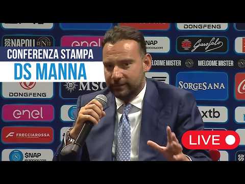 Video Calciomercato Napoli: il DS MANNA in conferenza stampa ?