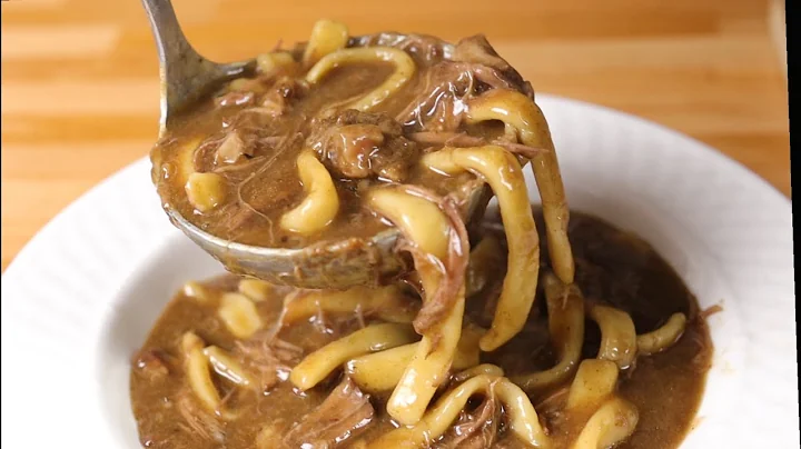 THE BEST HOMESTYLE BEEF AND NOODLES |CROCKPOT BEEF...