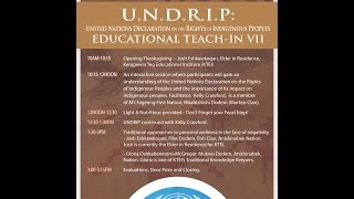 U.N. DECLARATION ON THE RIGHTS OF INDIGENOUS PEOPLES - PART THREE U.N. DECLARATION ON THE RIGHTS OF INDIGENOUS PEOPLES - PART THREE
