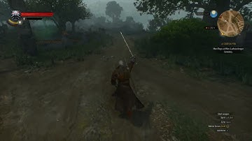 The Witcher 3 Whirl attack with and without the Severance enchantment