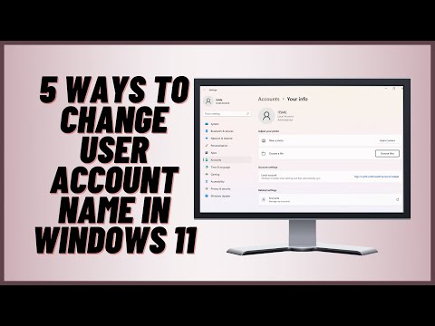 5 Ways to Change User Account Name in Windows 11