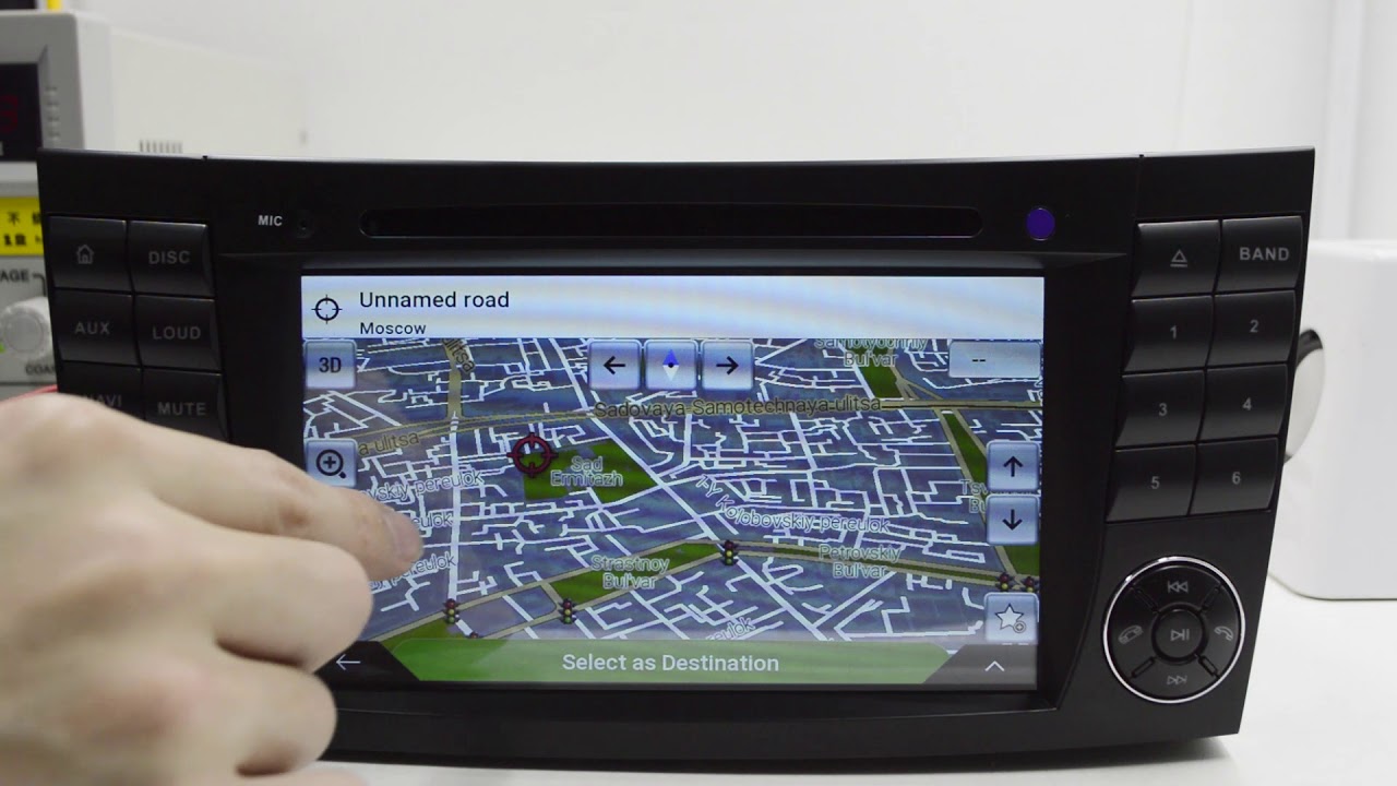 Autoradio GPS Mercedes Benz Classe E W211 chez Player Top YouTube