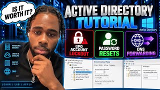 Active Directory Tutorial: GPO Account Lockout, Password Resets & DNS Forwarding