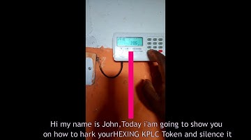 HOW TO HACK YOUR KPLC HEXING TOKEN DEVICE