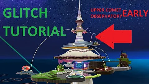 Super Mario Galaxy early upper Comet Observatory glitch tutorial