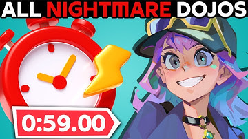 Speed Run All Nightmare Dojos in Under 1 Minute | Moco