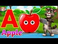 Phonics Song 2 with TWO Words in 3D - A For Apple🍎🍏- ABC Alphabet Songs with Sounds for Children's