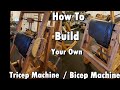 How i built the craziest gym ever series bicep  tricep  machine