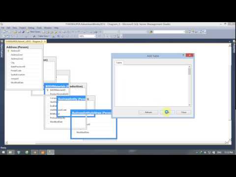 How to create Database Diagrams for database "Adventure Work 2012" in SQL Server 2012