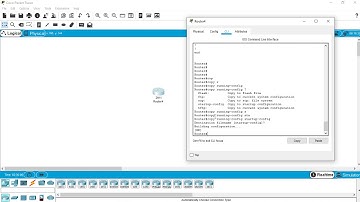 Save Config - Cisco Packet Tracer