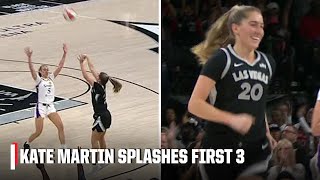 Kate Martin's FIRST BASKET in the WNBA is a corner 3 👌 | WNBA on ESPN
