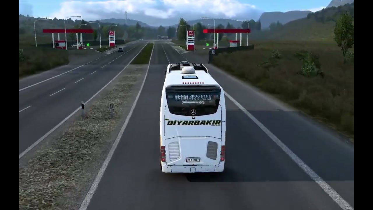 ETS 2 YENİ TRAVEGO ÖZ DİYARBAKIR SEYAHAT ANKARA DİYARBAKIR SEFERİ PART 1