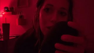 First ASMR video | Mic pumping / swirling, KISSES, wet/dry mouth sounds, for bedtime TINGLES