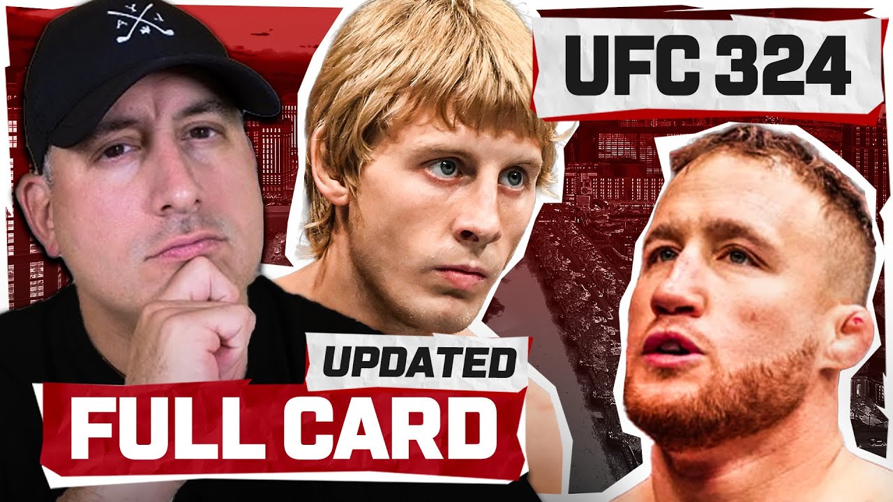 *NEW* UFC 324: Gaethje vs. Pimblett FULL CARD Predictions and Bets