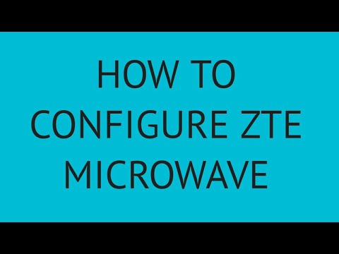 ZTE Microwave Configuration