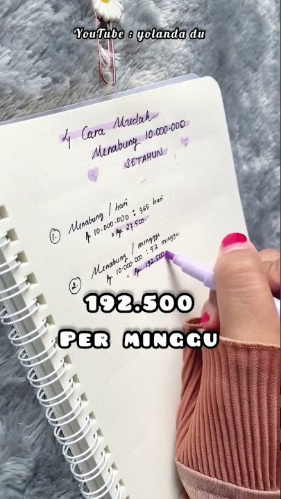Cara mudah menabung 10 juta setahun 💸 #shorts #tiktok #trending #savingmoney