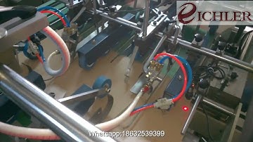 JWG semi automatic folder gluer three points lock bottom