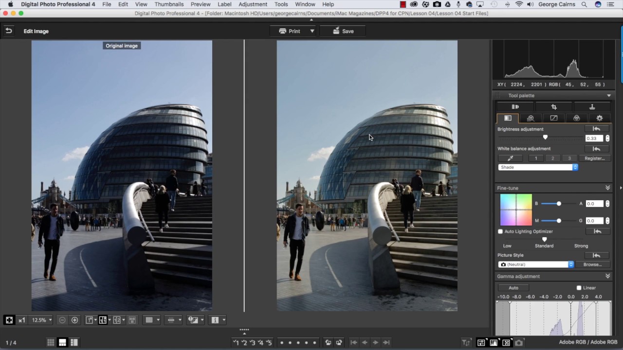 how to find the canon photo editing program