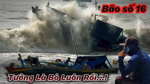 Ghe Chìm Do Bão! Tưởng Bỏ Luôn Rồi. May Mắn Trục Vớt Thành Công, Kéo Về Cửa Biển La Gi. Hư Nặng!