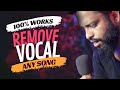 How To Remove Vocals From Any Song Using Ai & Machine Learning! Easiest Way What You Expect!