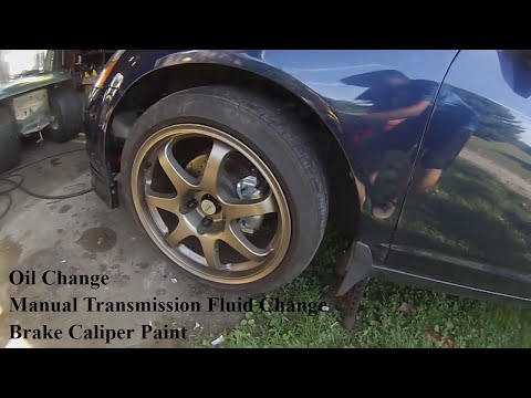 acura-rsx-oil-change,manual-transmission-fluid-change,brake-caliper-painting