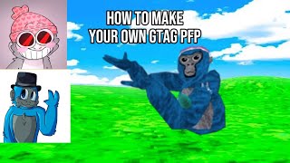 How to make your own gorilla tag profile picture