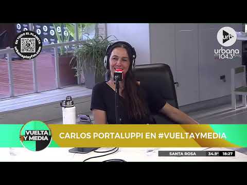 ¡Carlos Portaluppi pasó por #VueltaYMedia! | Nota completa