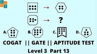 Information PRACTICE TEST LEVEL 3 PART 13 || COGAT || GATE || JOB APTITUDE TEST News