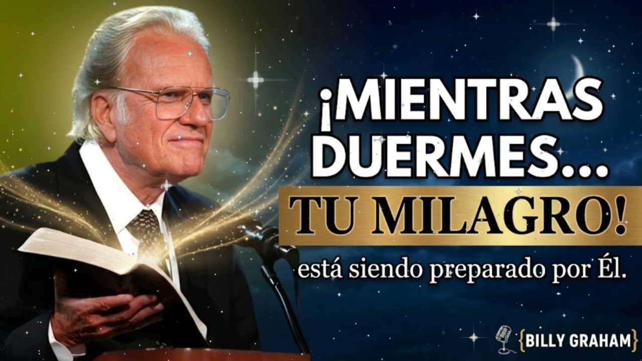 🚨 Mientras Tú Duermes, Dios Trabaja: Suelta la Ansiedad y Recibe Tu MILAGRO | Billy Graham 🕊️