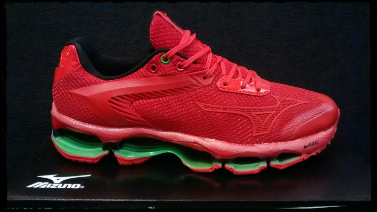 mizuno wave prophecy lamborghini vermelho