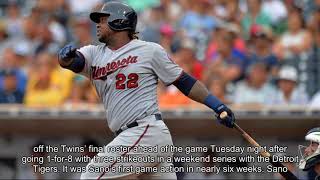 Miguel Sano left off Twins’ wild-card roster