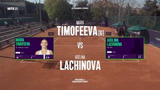 (6) Maria Timofeeva vs  (WC) Adeline Lachinova   -  Game, Set, Match +Xtra Rallies