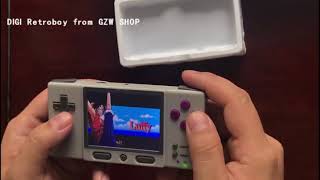 GZW-Shop GBA Retro Classic Console DIGI Retroboy with Game Card