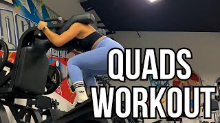 Destroying Quads / Workout Vlog