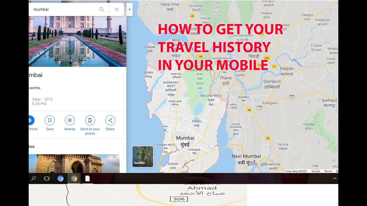 How To Get Travel History In Your Mobile YouTube